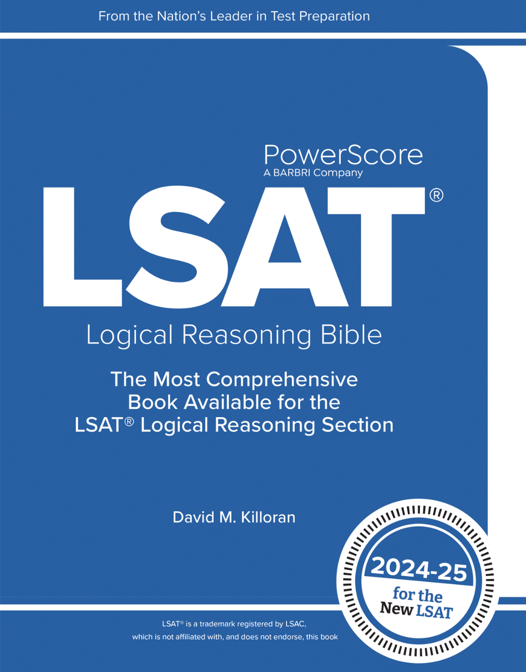 LSAT Logical Reasoning Bible cover